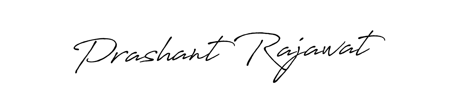 Create a beautiful signature design for name Prashant Rajawat. With this signature (Antro_Vectra_Bolder) fonts, you can make a handwritten signature for free. Prashant Rajawat signature style 7 images and pictures png