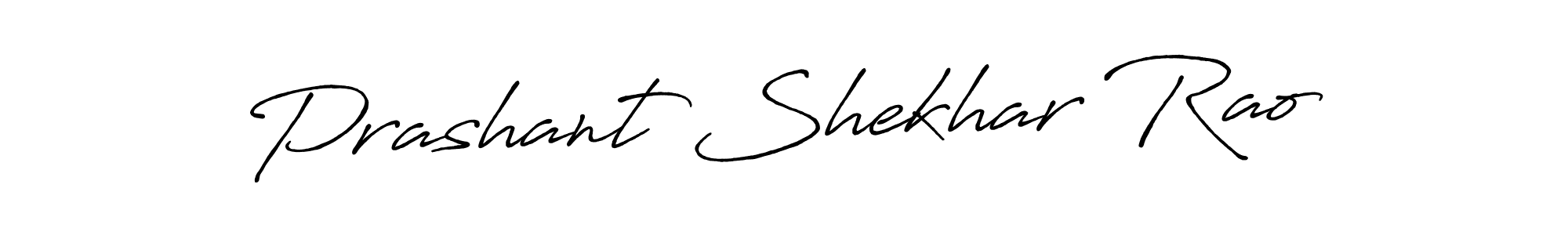 Create a beautiful signature design for name Prashant Shekhar Rao. With this signature (Antro_Vectra_Bolder) fonts, you can make a handwritten signature for free. Prashant Shekhar Rao signature style 7 images and pictures png