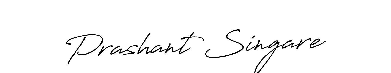 How to make Prashant Singare signature? Antro_Vectra_Bolder is a professional autograph style. Create handwritten signature for Prashant Singare name. Prashant Singare signature style 7 images and pictures png