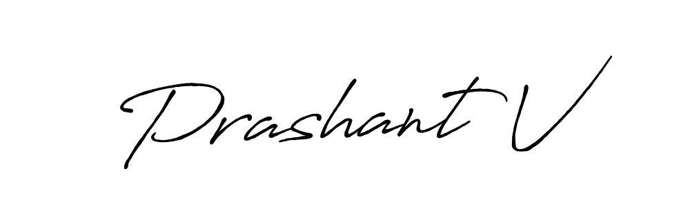 The best way (Antro_Vectra_Bolder) to make a short signature is to pick only two or three words in your name. The name Prashant V include a total of six letters. For converting this name. Prashant V signature style 7 images and pictures png