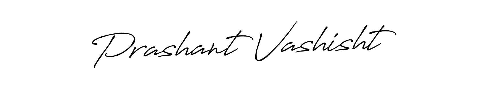 Prashant Vashisht stylish signature style. Best Handwritten Sign (Antro_Vectra_Bolder) for my name. Handwritten Signature Collection Ideas for my name Prashant Vashisht. Prashant Vashisht signature style 7 images and pictures png