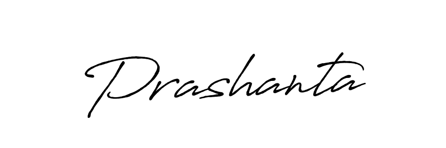 How to make Prashanta name signature. Use Antro_Vectra_Bolder style for creating short signs online. This is the latest handwritten sign. Prashanta signature style 7 images and pictures png