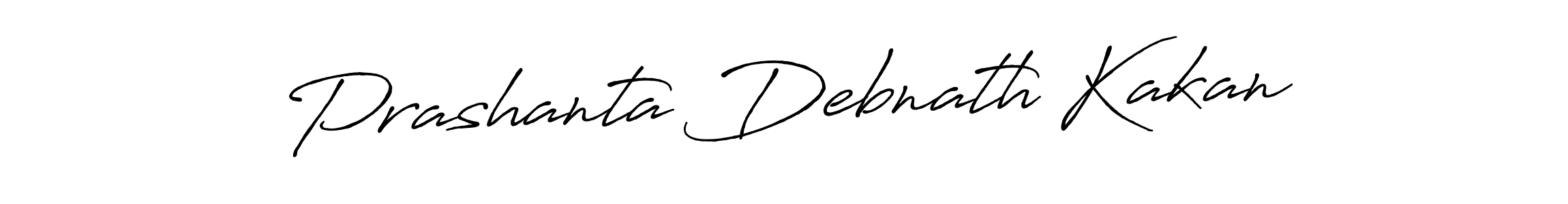 Make a beautiful signature design for name Prashanta Debnath Kakan. With this signature (Antro_Vectra_Bolder) style, you can create a handwritten signature for free. Prashanta Debnath Kakan signature style 7 images and pictures png