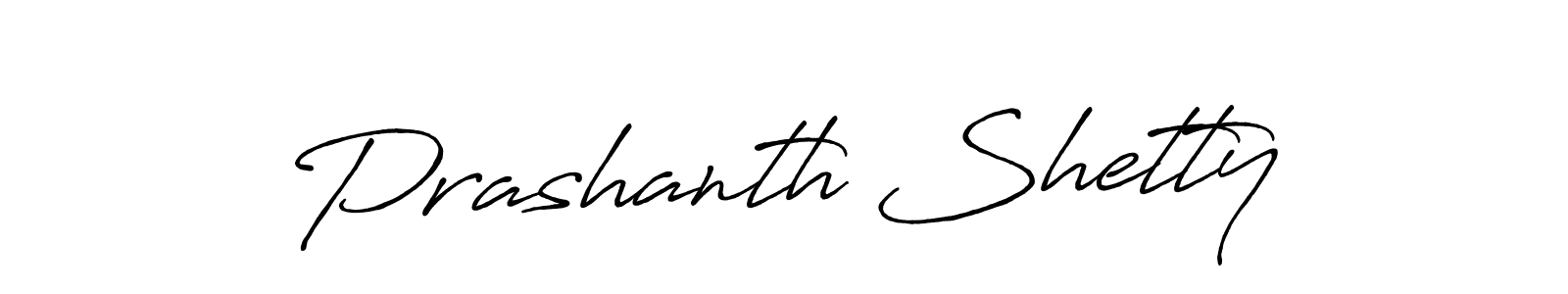 Prashanth Shetty stylish signature style. Best Handwritten Sign (Antro_Vectra_Bolder) for my name. Handwritten Signature Collection Ideas for my name Prashanth Shetty. Prashanth Shetty signature style 7 images and pictures png