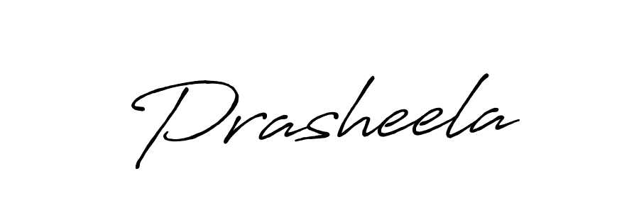 Design your own signature with our free online signature maker. With this signature software, you can create a handwritten (Antro_Vectra_Bolder) signature for name Prasheela. Prasheela signature style 7 images and pictures png