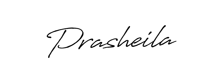 Use a signature maker to create a handwritten signature online. With this signature software, you can design (Antro_Vectra_Bolder) your own signature for name Prasheila. Prasheila signature style 7 images and pictures png