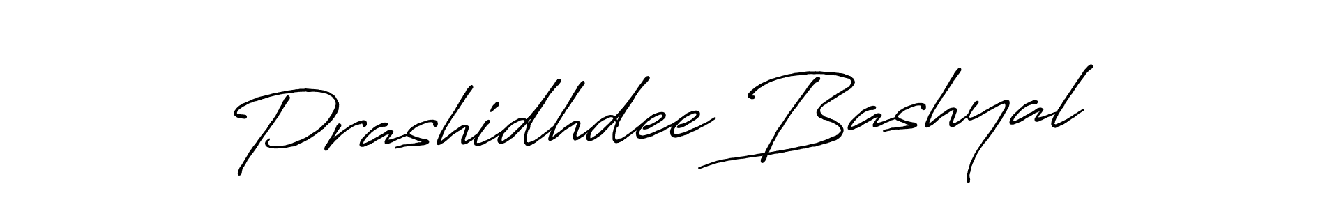 Antro_Vectra_Bolder is a professional signature style that is perfect for those who want to add a touch of class to their signature. It is also a great choice for those who want to make their signature more unique. Get Prashidhdee Bashyal name to fancy signature for free. Prashidhdee Bashyal signature style 7 images and pictures png