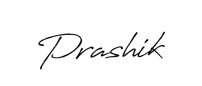 Make a beautiful signature design for name Prashik. With this signature (Antro_Vectra_Bolder) style, you can create a handwritten signature for free. Prashik signature style 7 images and pictures png