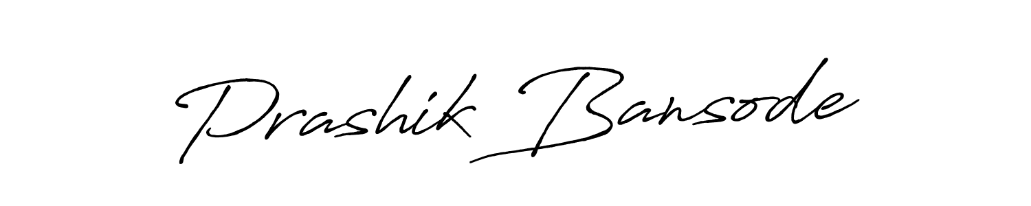 It looks lik you need a new signature style for name Prashik Bansode. Design unique handwritten (Antro_Vectra_Bolder) signature with our free signature maker in just a few clicks. Prashik Bansode signature style 7 images and pictures png