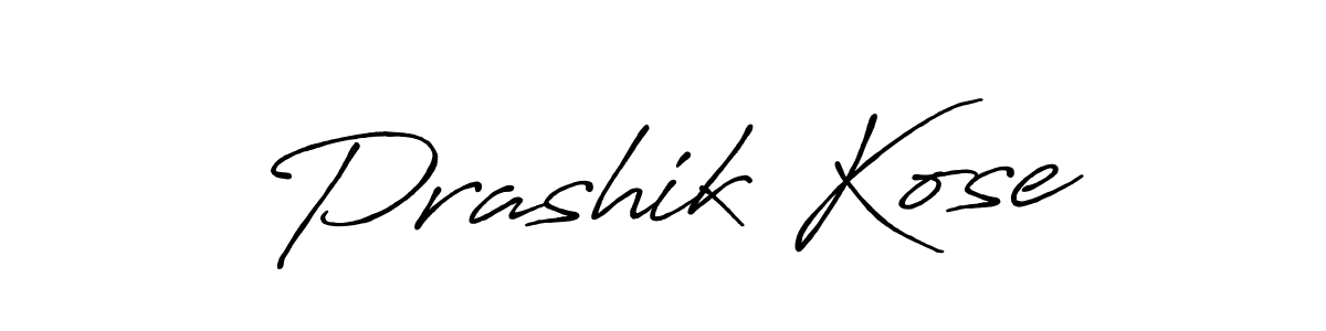 Also we have Prashik Kose name is the best signature style. Create professional handwritten signature collection using Antro_Vectra_Bolder autograph style. Prashik Kose signature style 7 images and pictures png