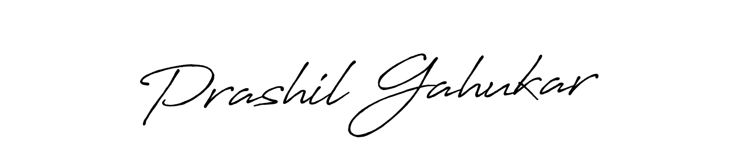 Use a signature maker to create a handwritten signature online. With this signature software, you can design (Antro_Vectra_Bolder) your own signature for name Prashil Gahukar. Prashil Gahukar signature style 7 images and pictures png