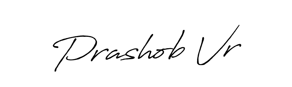 if you are searching for the best signature style for your name Prashob Vr. so please give up your signature search. here we have designed multiple signature styles  using Antro_Vectra_Bolder. Prashob Vr signature style 7 images and pictures png