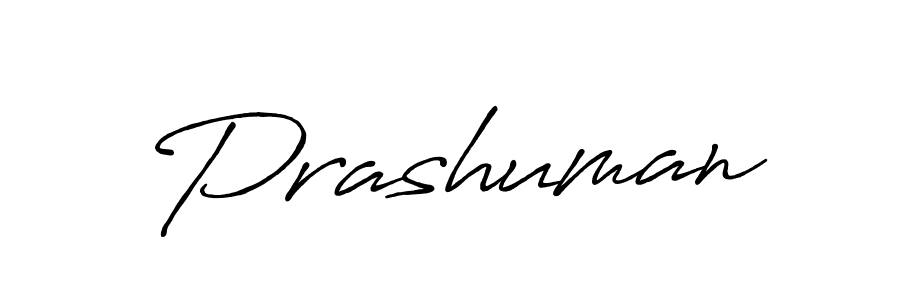 How to make Prashuman signature? Antro_Vectra_Bolder is a professional autograph style. Create handwritten signature for Prashuman name. Prashuman signature style 7 images and pictures png