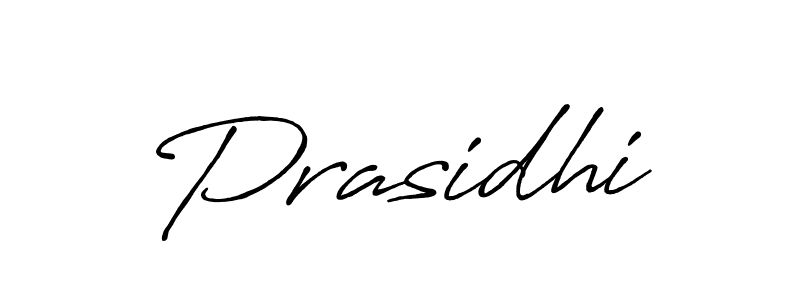 Prasidhi stylish signature style. Best Handwritten Sign (Antro_Vectra_Bolder) for my name. Handwritten Signature Collection Ideas for my name Prasidhi. Prasidhi signature style 7 images and pictures png