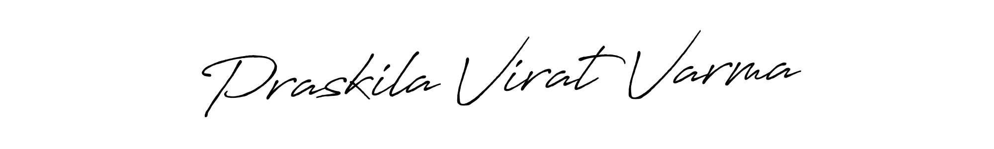You should practise on your own different ways (Antro_Vectra_Bolder) to write your name (Praskila Virat Varma) in signature. don't let someone else do it for you. Praskila Virat Varma signature style 7 images and pictures png