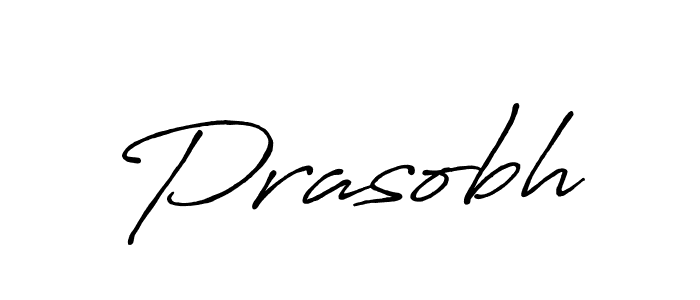 Use a signature maker to create a handwritten signature online. With this signature software, you can design (Antro_Vectra_Bolder) your own signature for name Prasobh. Prasobh signature style 7 images and pictures png