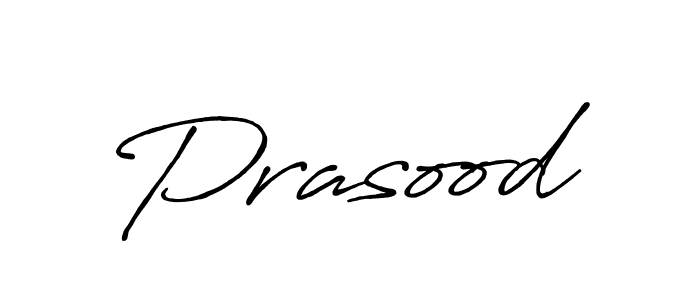 Create a beautiful signature design for name Prasood. With this signature (Antro_Vectra_Bolder) fonts, you can make a handwritten signature for free. Prasood signature style 7 images and pictures png