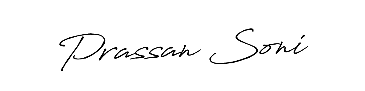 Best and Professional Signature Style for Prassan Soni. Antro_Vectra_Bolder Best Signature Style Collection. Prassan Soni signature style 7 images and pictures png