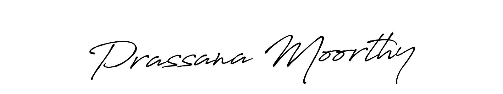 Design your own signature with our free online signature maker. With this signature software, you can create a handwritten (Antro_Vectra_Bolder) signature for name Prassana Moorthy. Prassana Moorthy signature style 7 images and pictures png