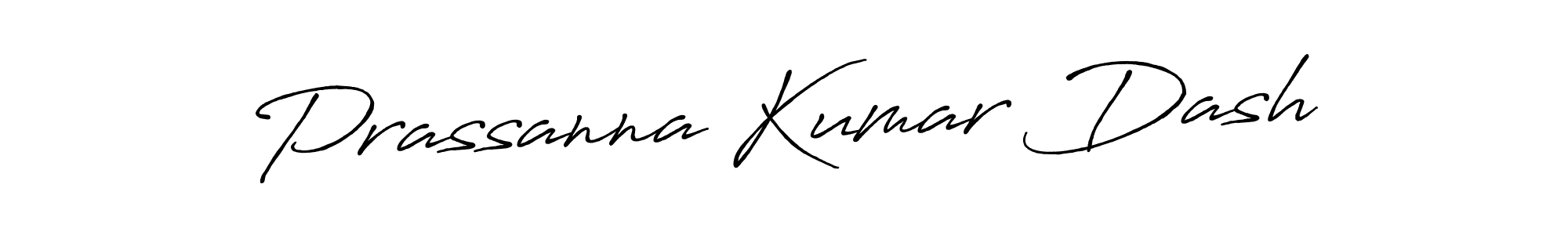 Make a beautiful signature design for name Prassanna Kumar Dash. With this signature (Antro_Vectra_Bolder) style, you can create a handwritten signature for free. Prassanna Kumar Dash signature style 7 images and pictures png