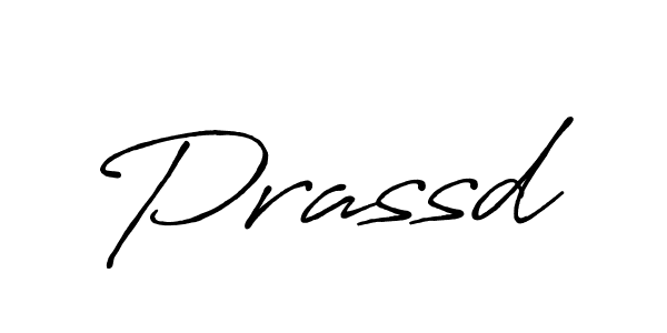 How to make Prassd name signature. Use Antro_Vectra_Bolder style for creating short signs online. This is the latest handwritten sign. Prassd signature style 7 images and pictures png