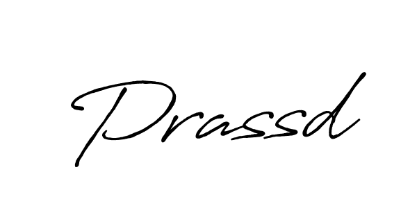 How to make Prassd signature? Antro_Vectra_Bolder is a professional autograph style. Create handwritten signature for Prassd name. Prassd signature style 7 images and pictures png