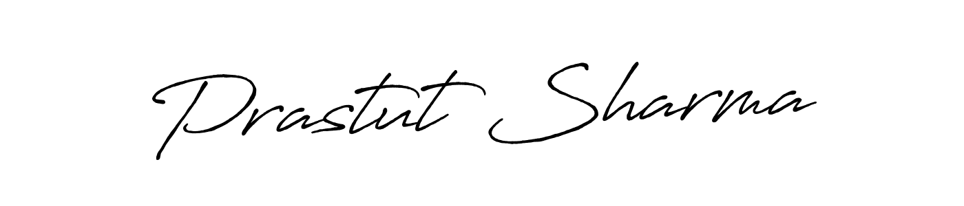 Here are the top 10 professional signature styles for the name Prastut Sharma. These are the best autograph styles you can use for your name. Prastut Sharma signature style 7 images and pictures png