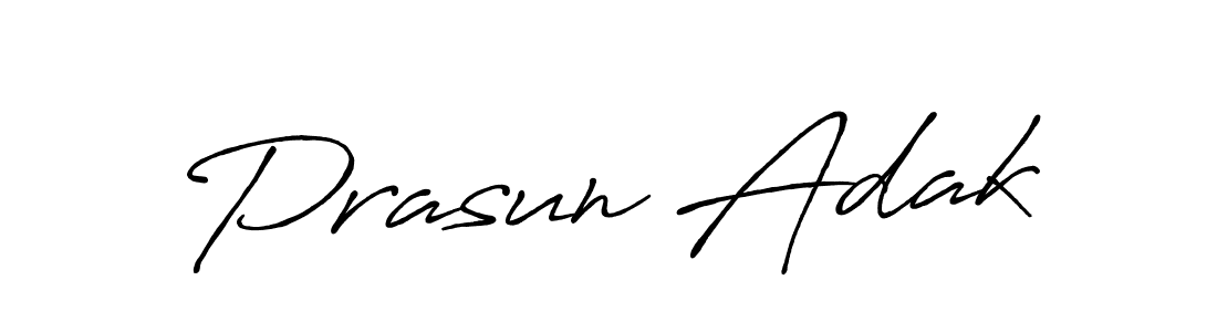 Also we have Prasun Adak name is the best signature style. Create professional handwritten signature collection using Antro_Vectra_Bolder autograph style. Prasun Adak signature style 7 images and pictures png