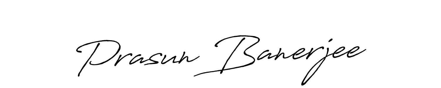 You should practise on your own different ways (Antro_Vectra_Bolder) to write your name (Prasun Banerjee) in signature. don't let someone else do it for you. Prasun Banerjee signature style 7 images and pictures png