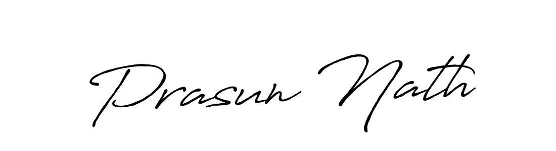 Antro_Vectra_Bolder is a professional signature style that is perfect for those who want to add a touch of class to their signature. It is also a great choice for those who want to make their signature more unique. Get Prasun Nath name to fancy signature for free. Prasun Nath signature style 7 images and pictures png
