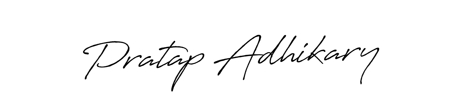 Also You can easily find your signature by using the search form. We will create Pratap Adhikary name handwritten signature images for you free of cost using Antro_Vectra_Bolder sign style. Pratap Adhikary signature style 7 images and pictures png
