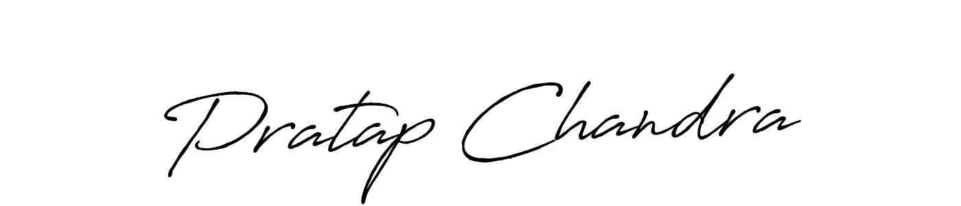 Also we have Pratap Chandra name is the best signature style. Create professional handwritten signature collection using Antro_Vectra_Bolder autograph style. Pratap Chandra signature style 7 images and pictures png
