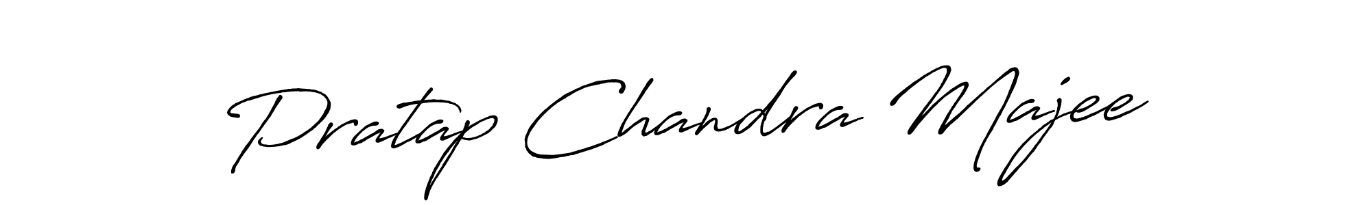 How to make Pratap Chandra Majee name signature. Use Antro_Vectra_Bolder style for creating short signs online. This is the latest handwritten sign. Pratap Chandra Majee signature style 7 images and pictures png