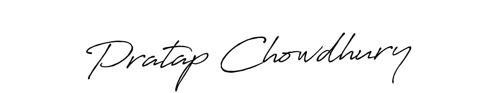 How to make Pratap Chowdhury signature? Antro_Vectra_Bolder is a professional autograph style. Create handwritten signature for Pratap Chowdhury name. Pratap Chowdhury signature style 7 images and pictures png