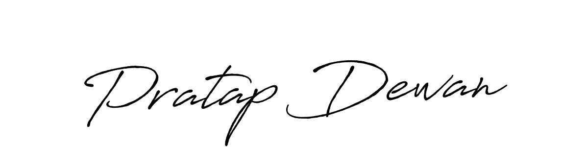 How to make Pratap Dewan name signature. Use Antro_Vectra_Bolder style for creating short signs online. This is the latest handwritten sign. Pratap Dewan signature style 7 images and pictures png