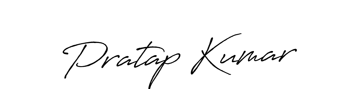 Create a beautiful signature design for name Pratap Kumar. With this signature (Antro_Vectra_Bolder) fonts, you can make a handwritten signature for free. Pratap Kumar signature style 7 images and pictures png