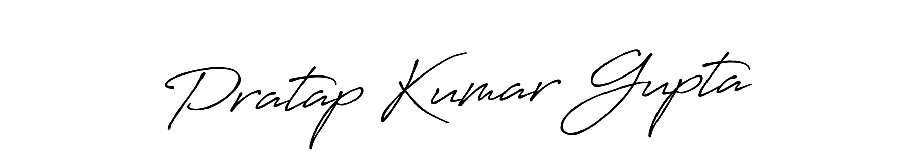 Pratap Kumar Gupta stylish signature style. Best Handwritten Sign (Antro_Vectra_Bolder) for my name. Handwritten Signature Collection Ideas for my name Pratap Kumar Gupta. Pratap Kumar Gupta signature style 7 images and pictures png