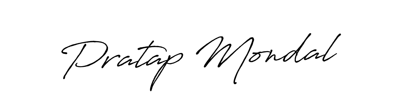 How to make Pratap Mondal signature? Antro_Vectra_Bolder is a professional autograph style. Create handwritten signature for Pratap Mondal name. Pratap Mondal signature style 7 images and pictures png