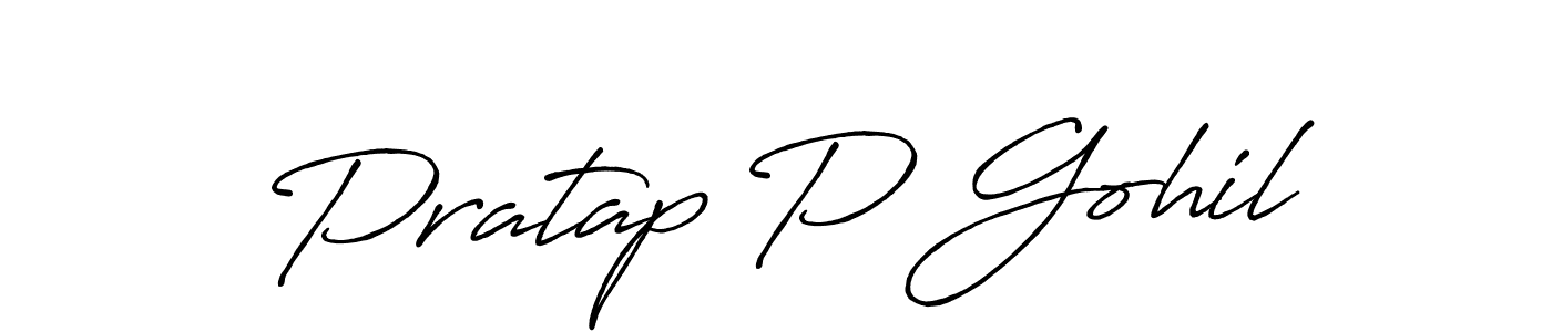 Make a beautiful signature design for name Pratap P Gohil. Use this online signature maker to create a handwritten signature for free. Pratap P Gohil signature style 7 images and pictures png