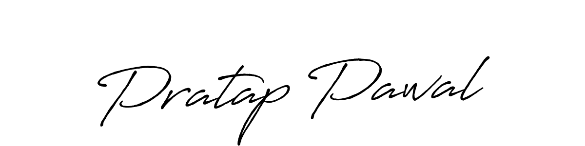 Use a signature maker to create a handwritten signature online. With this signature software, you can design (Antro_Vectra_Bolder) your own signature for name Pratap Pawal. Pratap Pawal signature style 7 images and pictures png