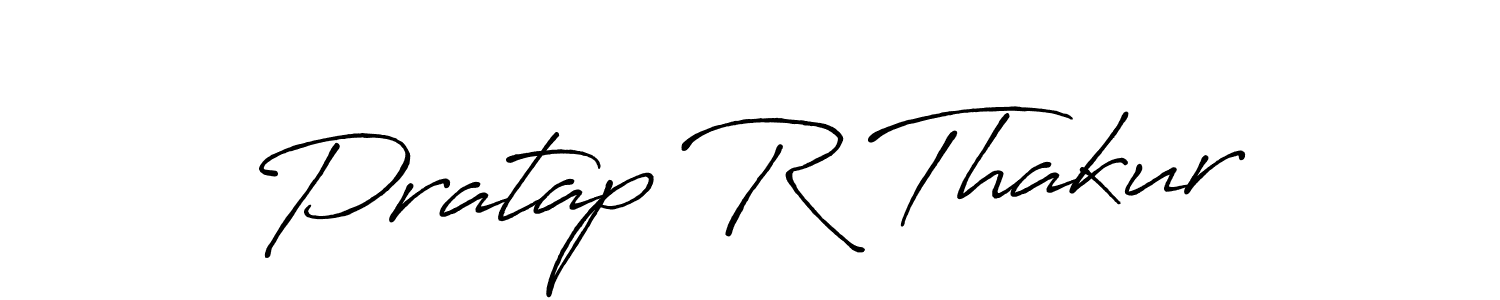 Design your own signature with our free online signature maker. With this signature software, you can create a handwritten (Antro_Vectra_Bolder) signature for name Pratap R Thakur. Pratap R Thakur signature style 7 images and pictures png