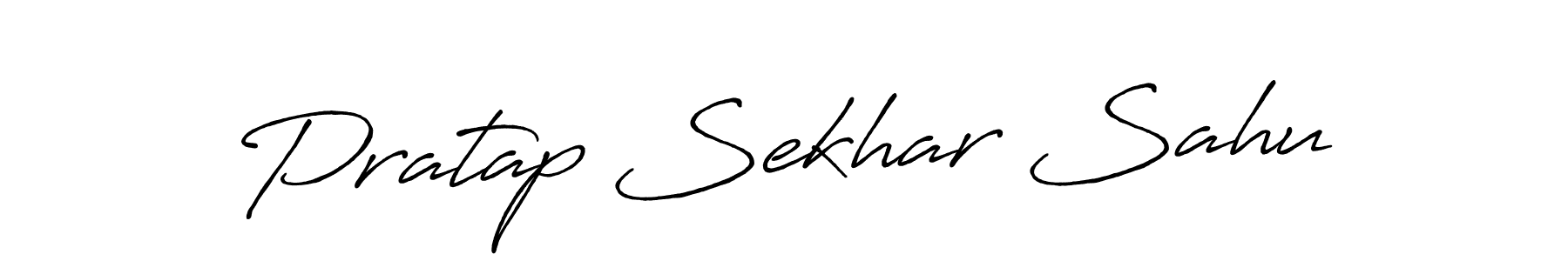 Create a beautiful signature design for name Pratap Sekhar Sahu. With this signature (Antro_Vectra_Bolder) fonts, you can make a handwritten signature for free. Pratap Sekhar Sahu signature style 7 images and pictures png