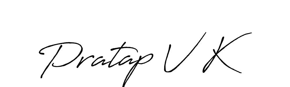 Make a short Pratap V K signature style. Manage your documents anywhere anytime using Antro_Vectra_Bolder. Create and add eSignatures, submit forms, share and send files easily. Pratap V K signature style 7 images and pictures png