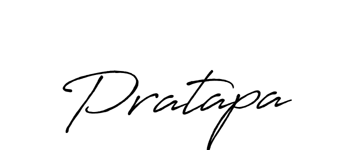 How to make Pratapa name signature. Use Antro_Vectra_Bolder style for creating short signs online. This is the latest handwritten sign. Pratapa signature style 7 images and pictures png