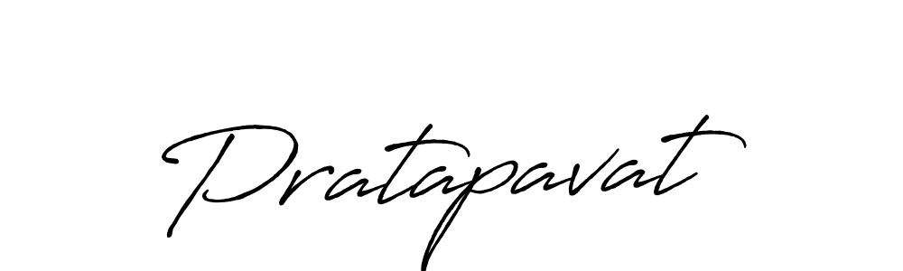 How to make Pratapavat signature? Antro_Vectra_Bolder is a professional autograph style. Create handwritten signature for Pratapavat name. Pratapavat signature style 7 images and pictures png