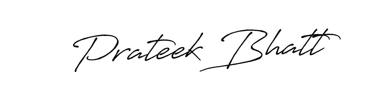 Also You can easily find your signature by using the search form. We will create Prateek Bhatt name handwritten signature images for you free of cost using Antro_Vectra_Bolder sign style. Prateek Bhatt signature style 7 images and pictures png