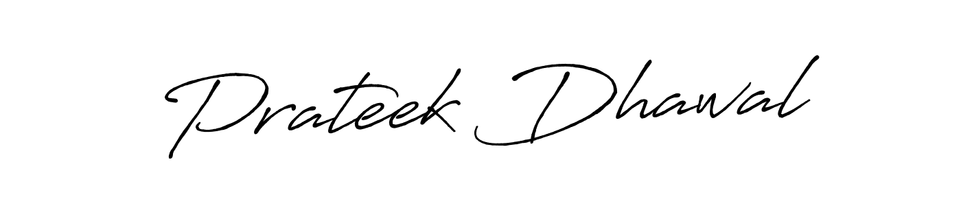 Make a beautiful signature design for name Prateek Dhawal. Use this online signature maker to create a handwritten signature for free. Prateek Dhawal signature style 7 images and pictures png