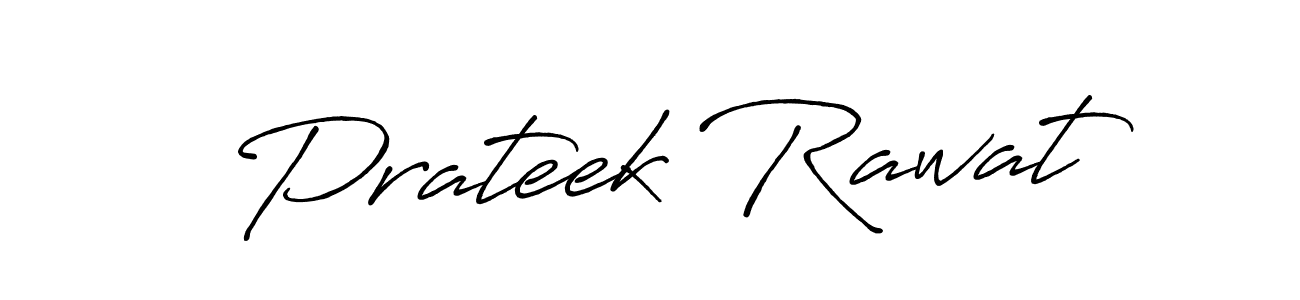 How to make Prateek Rawat signature? Antro_Vectra_Bolder is a professional autograph style. Create handwritten signature for Prateek Rawat name. Prateek Rawat signature style 7 images and pictures png