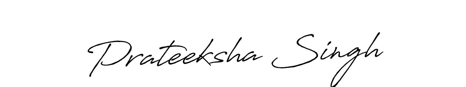 Also You can easily find your signature by using the search form. We will create Prateeksha Singh name handwritten signature images for you free of cost using Antro_Vectra_Bolder sign style. Prateeksha Singh signature style 7 images and pictures png