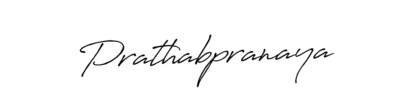 Make a beautiful signature design for name Prathabpranaya. With this signature (Antro_Vectra_Bolder) style, you can create a handwritten signature for free. Prathabpranaya signature style 7 images and pictures png